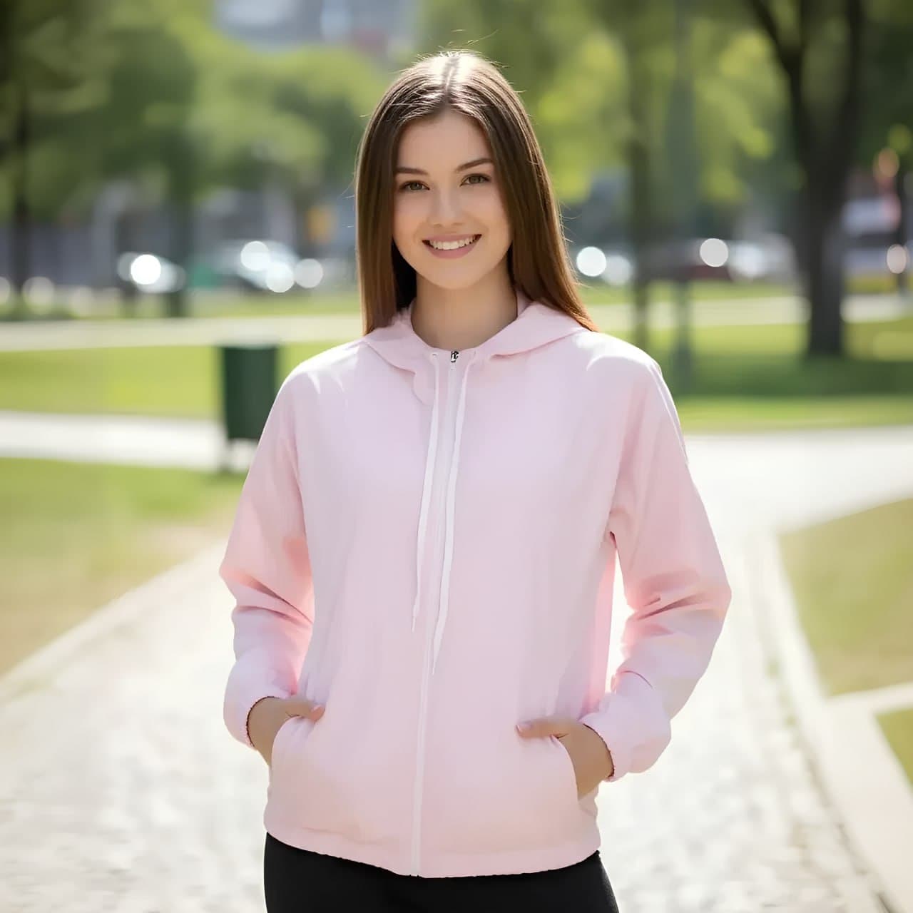 Jaqueta Feminina Alta Performance Leve Treino Academia