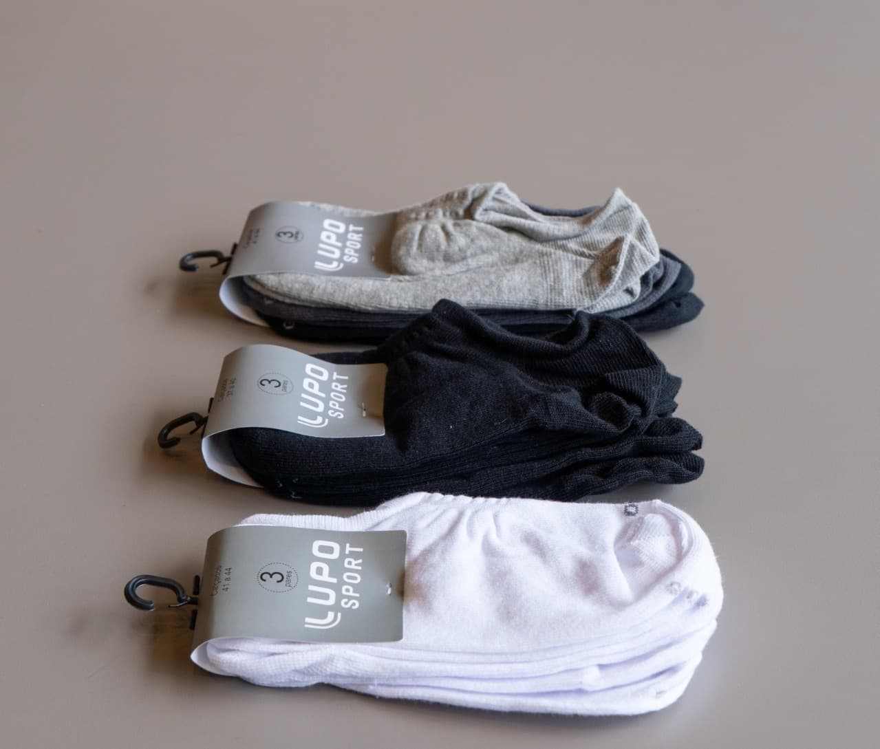 Kit 6 Pares de Meias Lupo Algodão