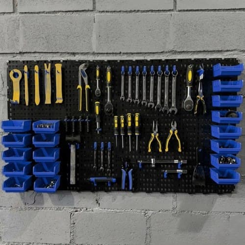 Painel de Ferramentas Organizador Perfurado 118x52 com Brindes
