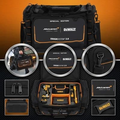 Bolsa Toughsystem Dwst83542 22 Polegadas Mclaren Dewalt Preto
