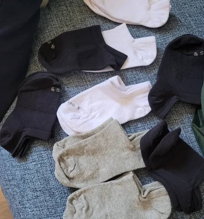 Kit 10 Pares de Meias Lupo Soquete Invisível Sport