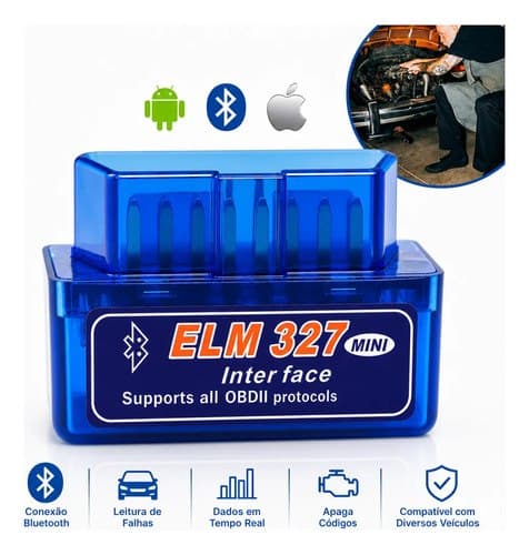 Scanner Automotivo Bluetooth OBD2 Android